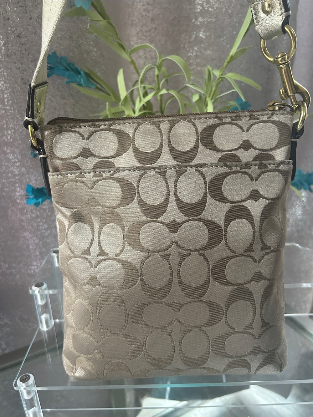 COACH Poppy Daisy Pop C Appliquè Crossbody - Picture 3 of 12